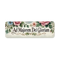 AMDG Catholic Floral Religious