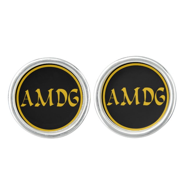 AMDG CUFFLINKS (Front)