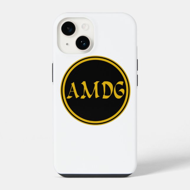 AMDG IPHONE CASE (Back)