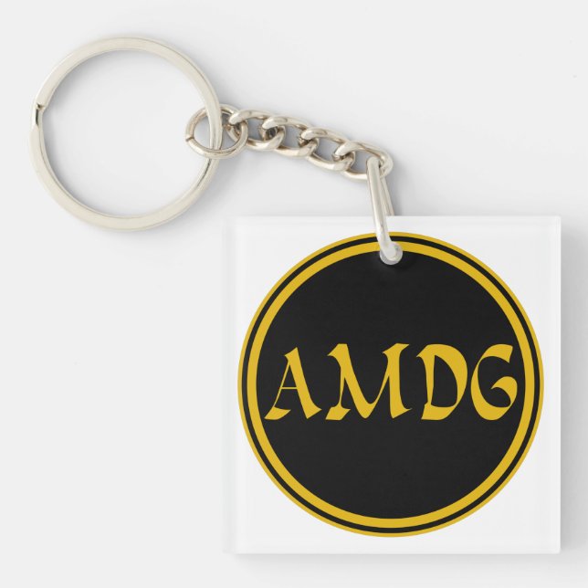 AMDG KEYCHAIN (Front)