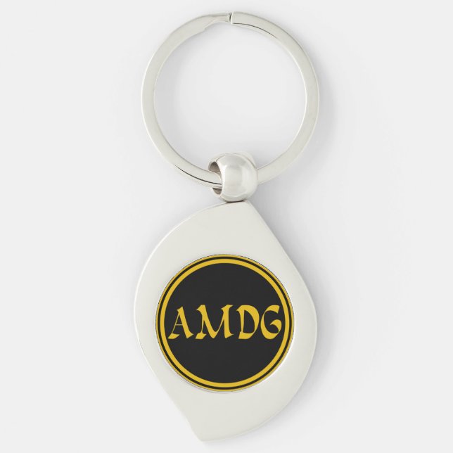 AMDG KEYCHAIN (Front)