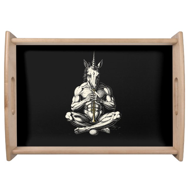 Amduscias The Silence Is Deafening Serving Tray (Front)
