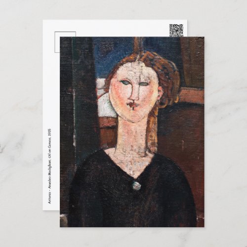 Amedeo Modigliani _ Antonia Postcard