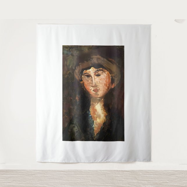 Amedeo Modigliani art painting Tapestry (Front)
