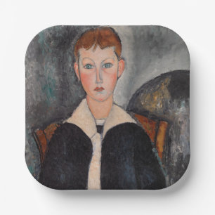 Amedeo Modigliani - Boy in Sailor Suit Paper Plates