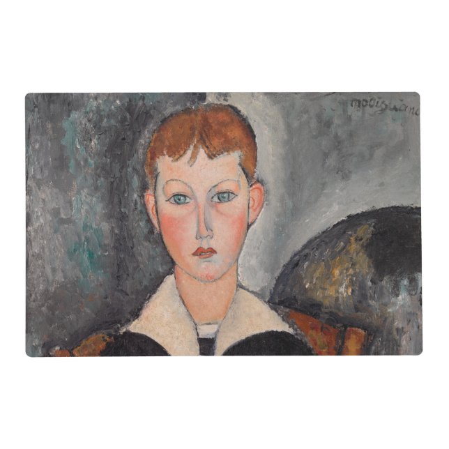 Amedeo Modigliani - Boy in Sailor Suit Placemat (Front)