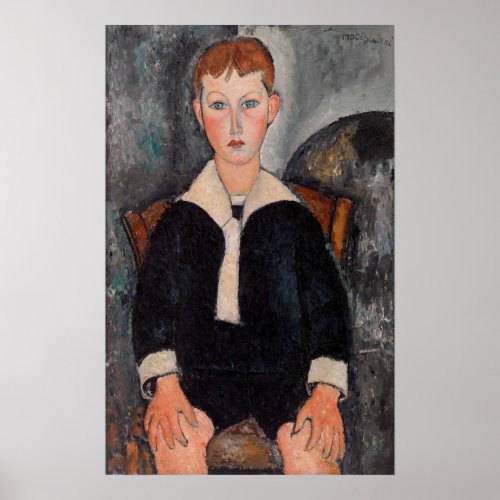 Amedeo Modigliani _ Boy in Sailor Suit Poster