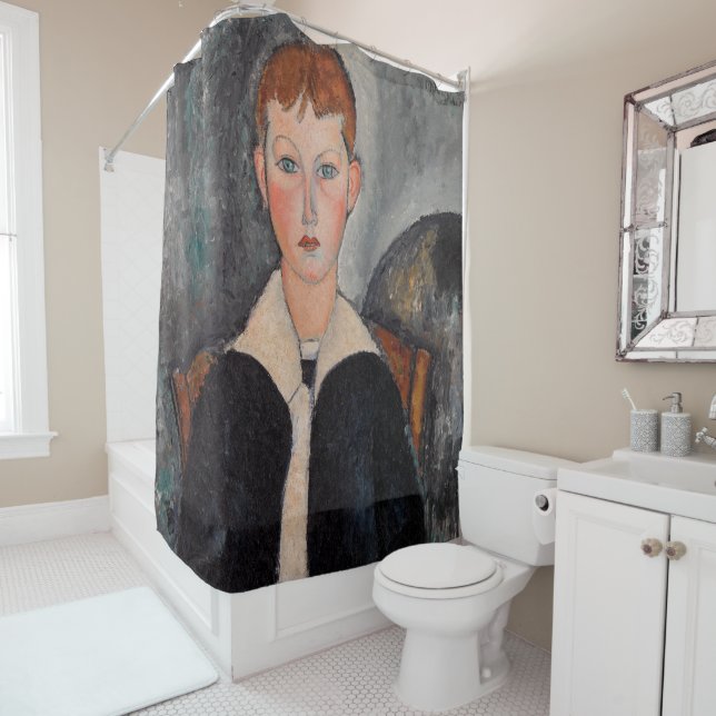 Amedeo Modigliani - Boy in Sailor Suit Shower Curtain (In Situ)