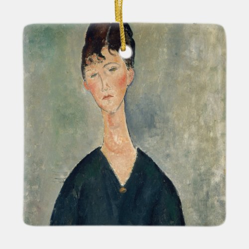 Amedeo Modigliani _ Cafe singer Ceramic Ornament