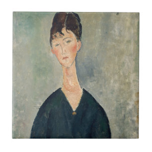 Amedeo Modigliani - Cafe singer Ceramic Tile