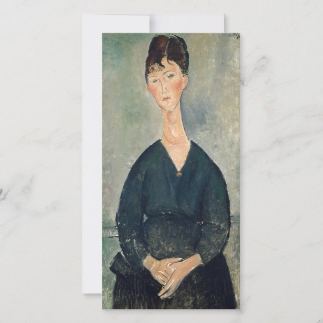Amedeo Modigliani - Cafe singer Thank You Card (Front)