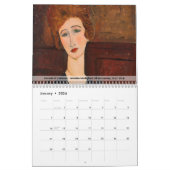 Amedeo Modigliani Calendar | Zazzle