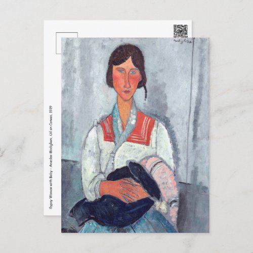 Amedeo Modigliani _ Gypsy Woman with Baby Postcard