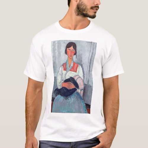 Amedeo Modigliani _ Gypsy Woman with Baby T_Shirt