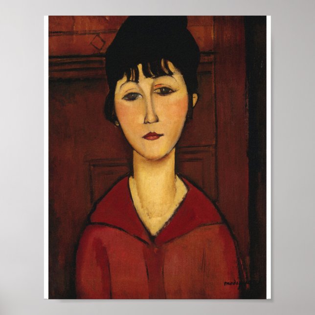 Amedeo Modigliani - Head Of A Young Girl Poster (Front)