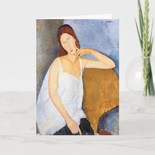 Amedeo Modigliani _ Jeanne Hebuterne Card