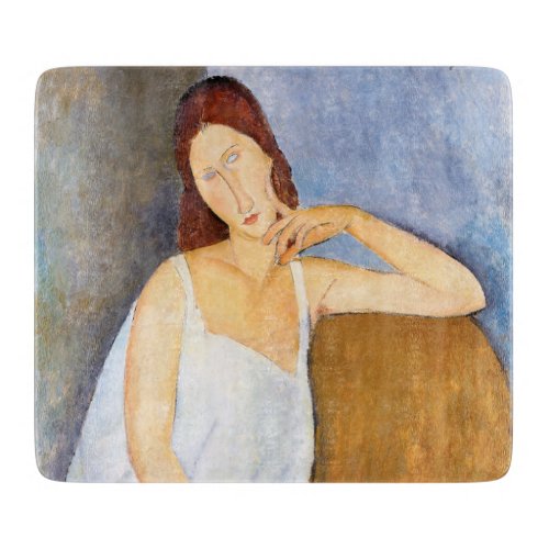 Amedeo Modigliani _ Jeanne Hebuterne Cutting Board