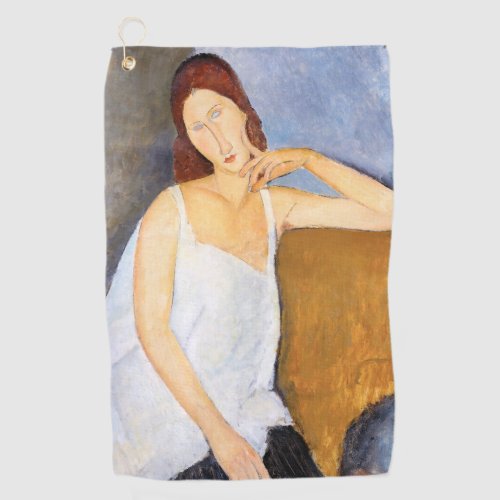 Amedeo Modigliani _ Jeanne Hebuterne Golf Towel