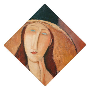 Amedeo Modigliani - Jeanne Hebuterne in Large Hat