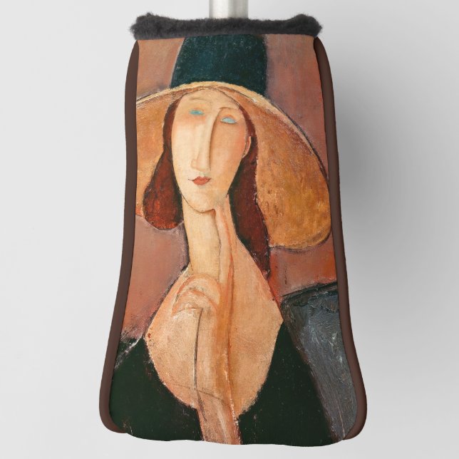 Amedeo Modigliani - Jeanne Hebuterne in Large Hat Golf Head Cover (Rotate 90)