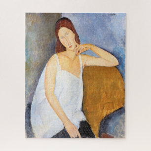 Amedeo Modigliani - Jeanne Hebuterne Jigsaw Puzzle