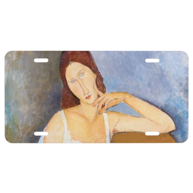 Amedeo Modigliani - Jeanne Hebuterne License Plate (Front)
