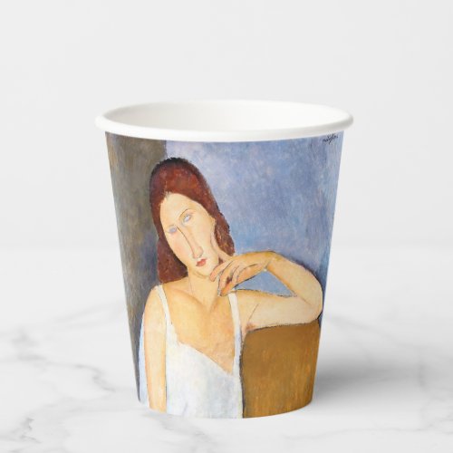 Amedeo Modigliani _ Jeanne Hebuterne Paper Cups