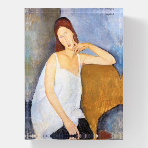 Amedeo Modigliani _ Jeanne Hebuterne Paperweight