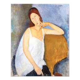 Amedeo Modigliani - Jeanne Hebuterne Photo Print