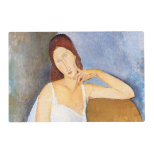 Amedeo Modigliani - Jeanne Hebuterne Placemat