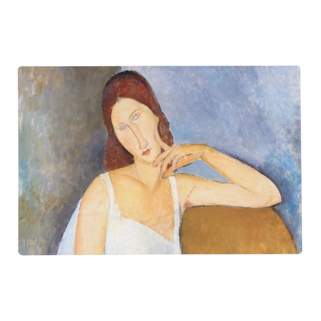 Amedeo Modigliani - Jeanne Hebuterne Placemat (Front)