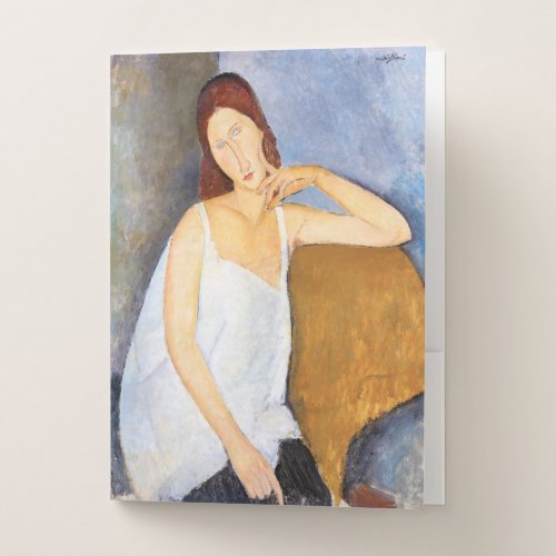 Amedeo Modigliani _ Jeanne Hebuterne Pocket Folder