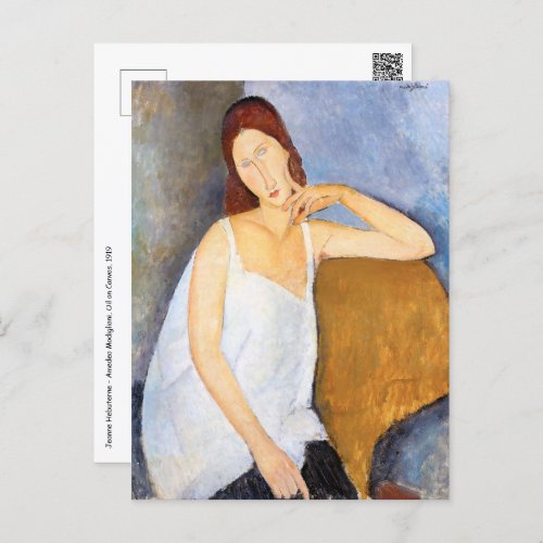 Amedeo Modigliani _ Jeanne Hebuterne Postcard