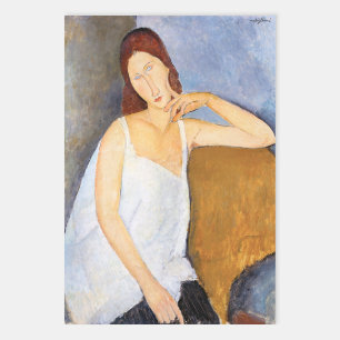 Amedeo Modigliani - Jeanne Hebuterne Wrapping Paper Sheets