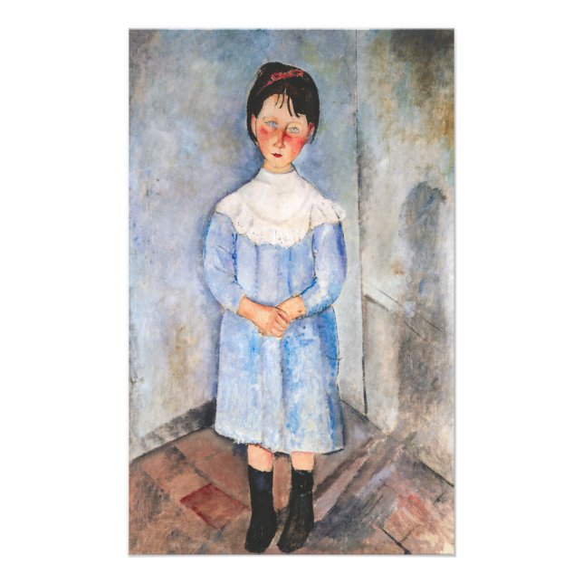 Amedeo Modigliani - Little Girl in Blue Photo Print (Front)