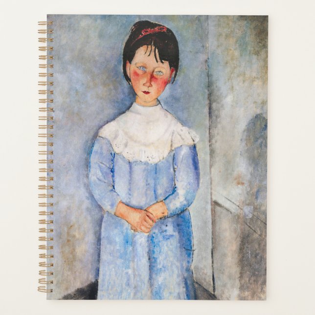 Amedeo Modigliani - Little Girl in Blue Planner (Front)