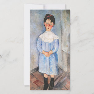 Amedeo Modigliani - Little Girl in Blue Thank You Card