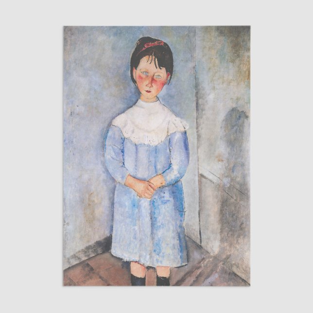 Amedeo Modigliani - Little Girl in Blue Tissue Paper (Creator Uploaded)