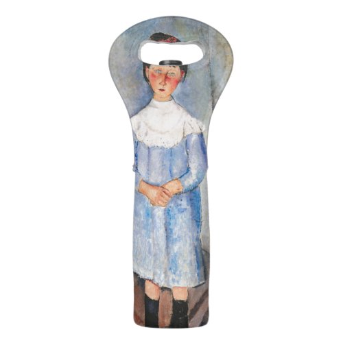 Amedeo Modigliani _ Little Girl in Blue Wine Bag