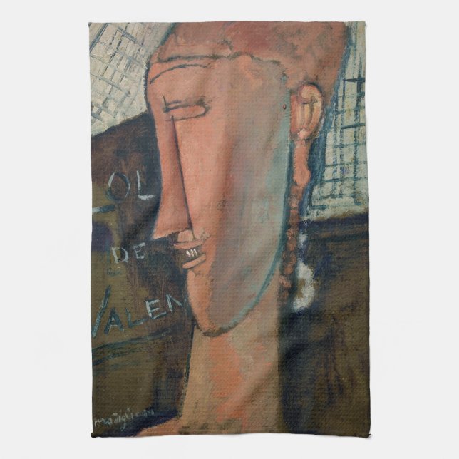 Amedeo Modigliani - Lola de Valence Kitchen Towel (Vertical)