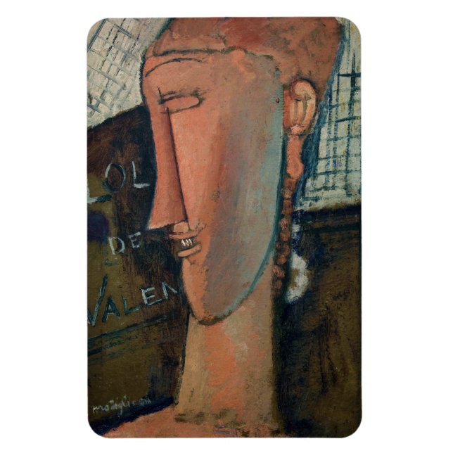 Amedeo Modigliani - Lola de Valence Magnet (Vertical)