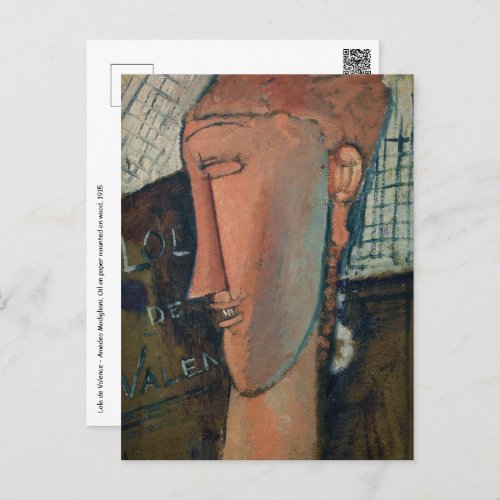 Amedeo Modigliani _ Lola de Valence Postcard