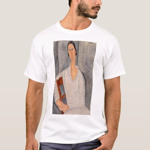 Amedeo Modigliani _ Madame Hanka Zborowska Leaning T_Shirt