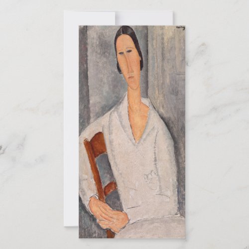 Amedeo Modigliani _ Madame Hanka Zborowska Leaning Thank You Card