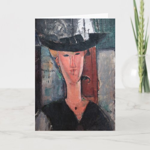 Amedeo Modigliani _ Madame Pompadour Card