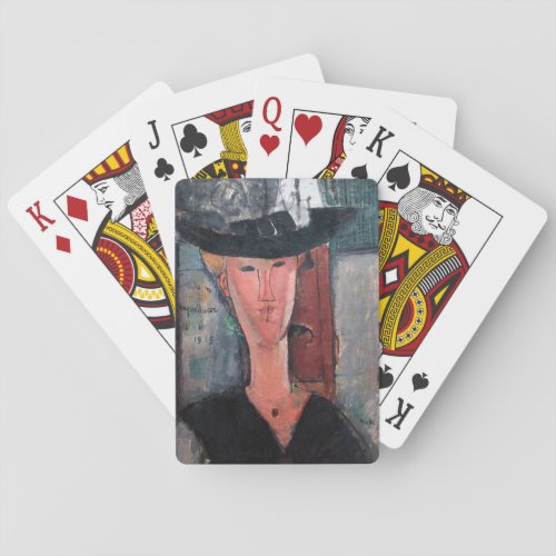 Amedeo Modigliani _ Madame Pompadour Poker Cards