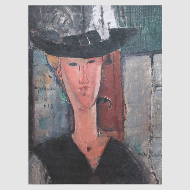Amedeo Modigliani - Madame Pompadour Tissue Paper (Creator Uploaded)
