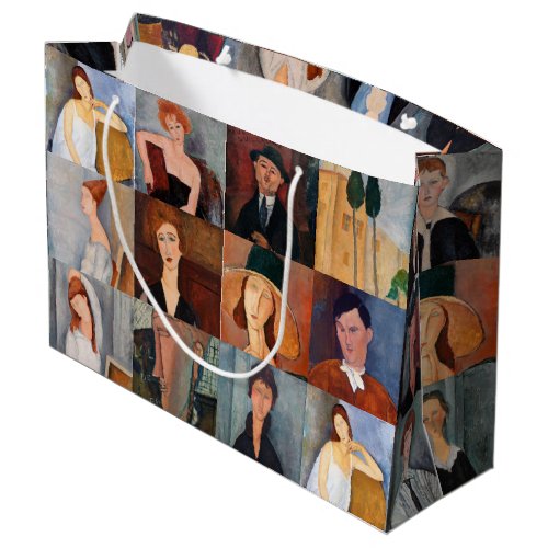 Amedeo Modigliani _ Masterpieces Collage Large Gift Bag