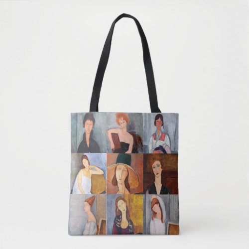 Amedeo Modigliani _ Masterpieces Collage Tote Bag