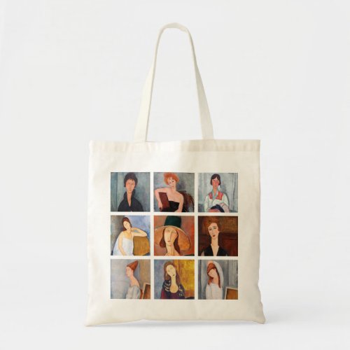 Amedeo Modigliani _ Masterpieces Collage Tote Bag